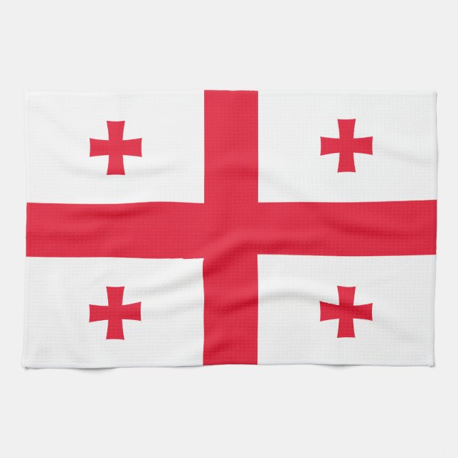 Georgia Flag Kitchen Towel (Horizontal)