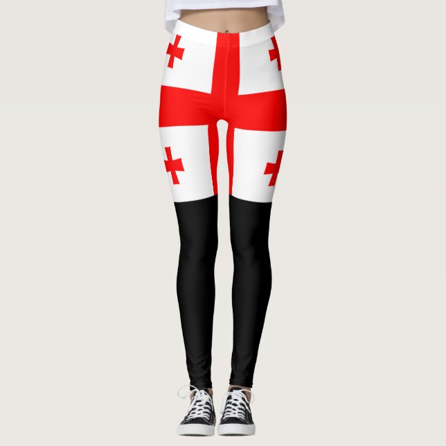 Georgia flag leggings (Front)