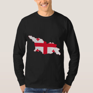 Georgia Flag Map GE T-Shirt