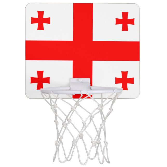 Georgia Flag Mini Basketball Hoop (Front)
