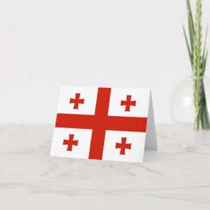 Georgia flag note card