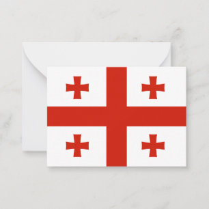 Georgia flag note card