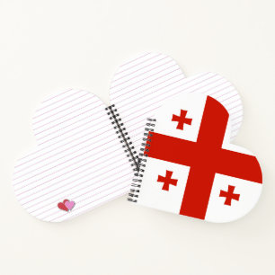 Georgia flag notebook