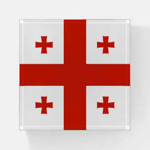 Georgia flag paperweight