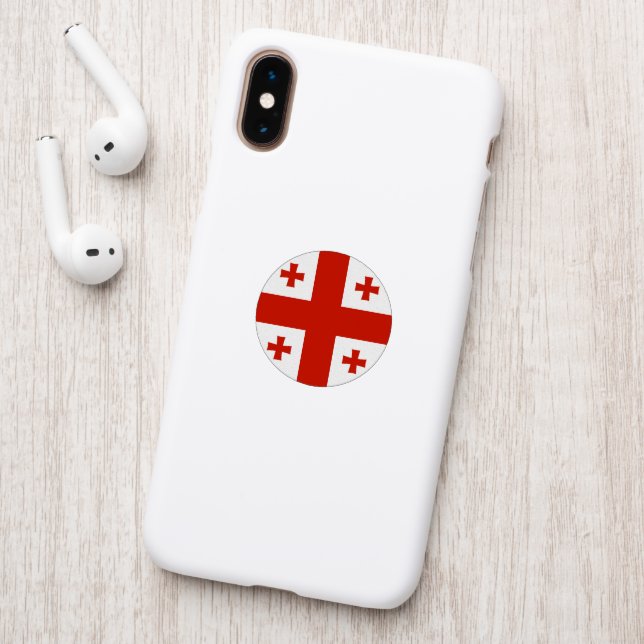 Georgia flag patch (On Phone Back)