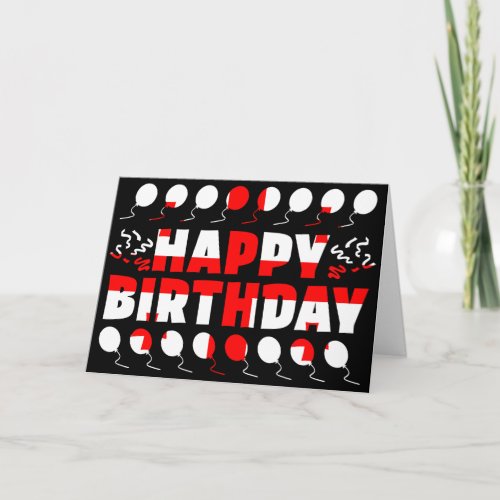 Georgia Flag Patriotic Birthday Card