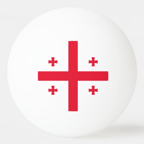 Georgia Flag Ping Pong Ball