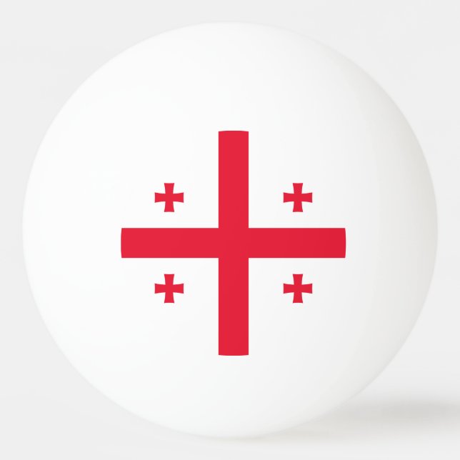Georgia Flag Ping Pong Ball (Front)