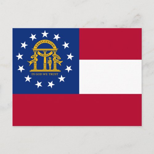 Georgia Flag Postcard
