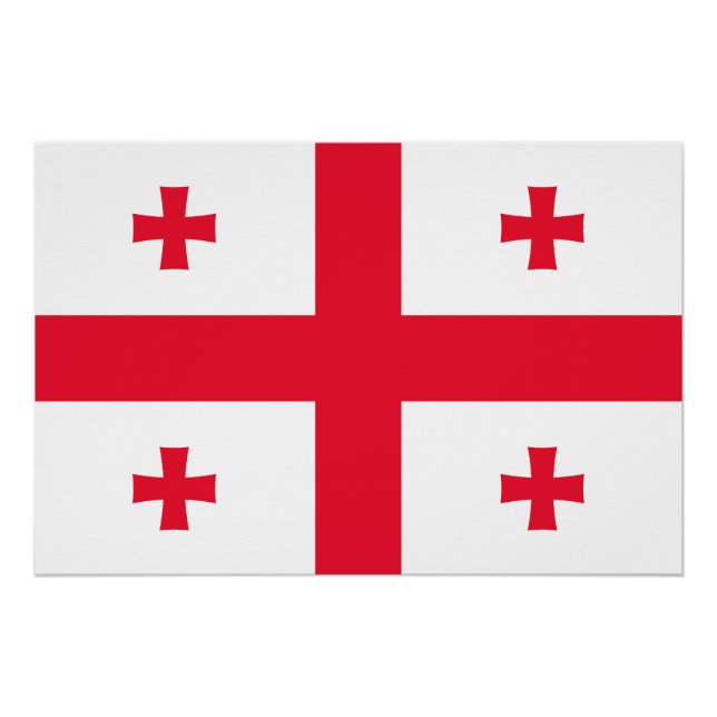 Georgia Flag Poster (Front)