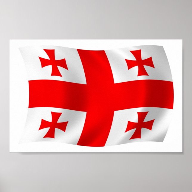 Georgia Flag Poster Print (Front)