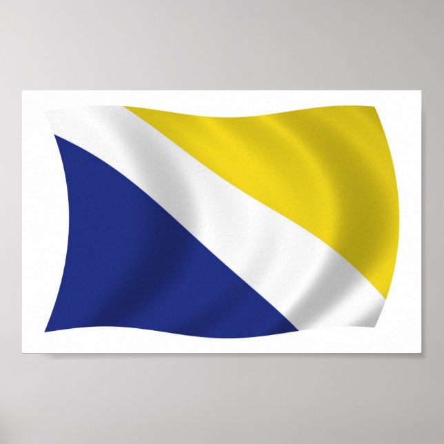 Georgia Flag Poster Print (Front)