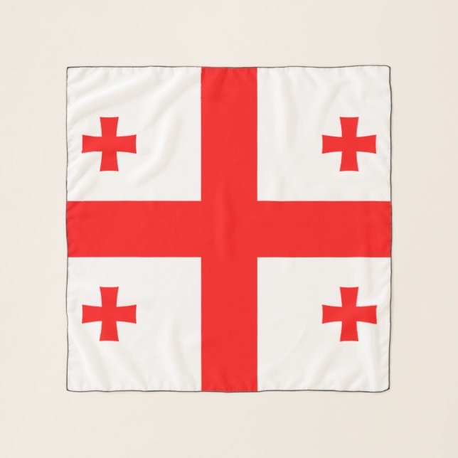 Georgia Flag Scarf (Front)