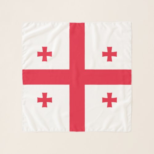 Georgia Flag Scarf