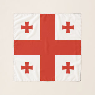 Georgia flag scarf