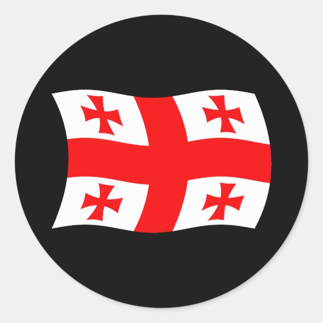 Georgia Flag Sticker (Front)