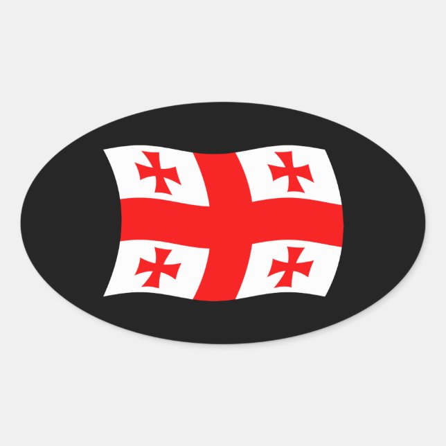 Georgia Flag Sticker (Front)