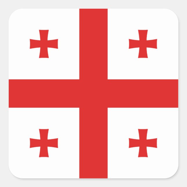 Georgia Flag Sticker (Front)