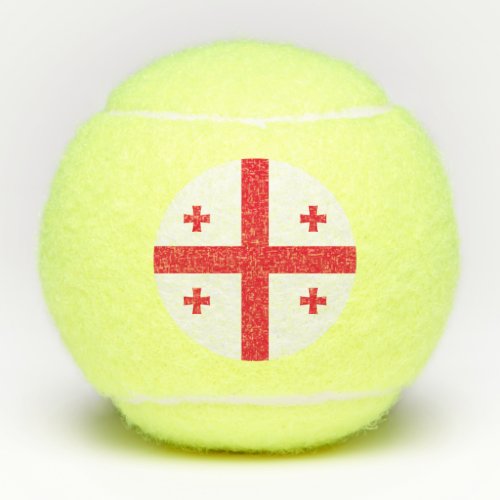 Georgia Flag Tennis Balls