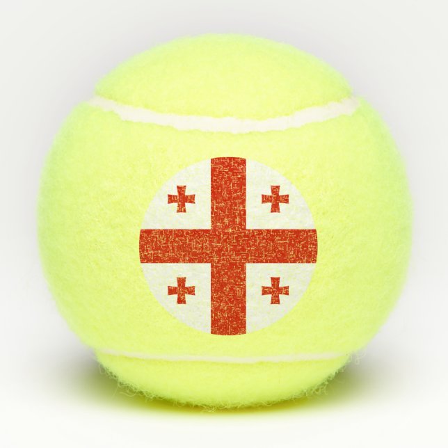 Georgia flag tennis balls (Back)