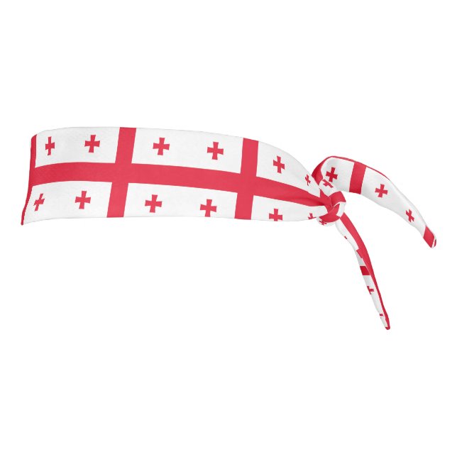 Georgia Flag Tie Headband (Rotate 90)