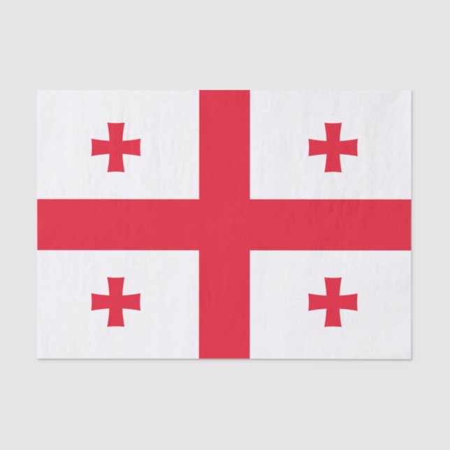 Georgia Flag Tissue Paper (Front)