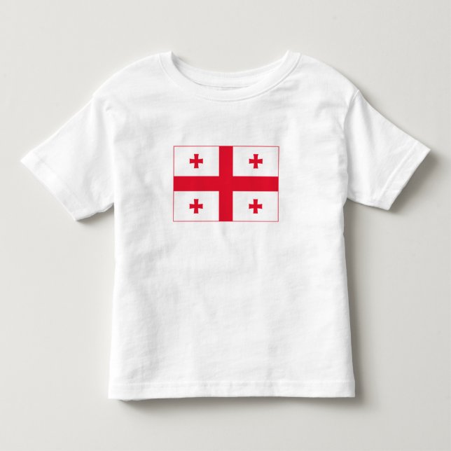 Georgia Flag Toddler T-shirt (Front)