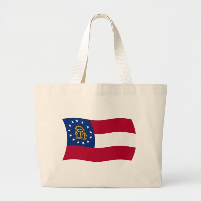 Georgia Flag Tote Bag (Front)