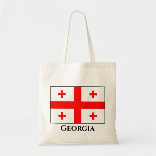 Georgia Flag Tote Bag