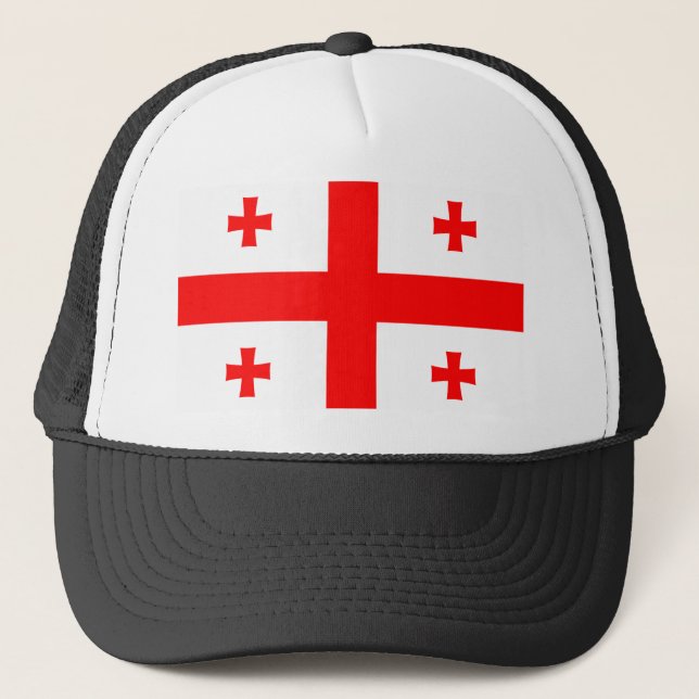 Georgia Flag Trucker Hat (Front)