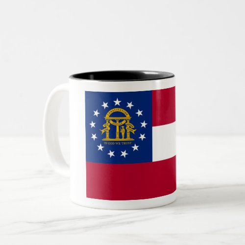 Georgia Flag Two_Tone Coffee Mug