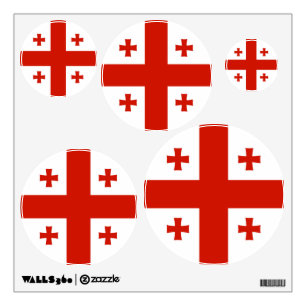 Georgia flag wall decal