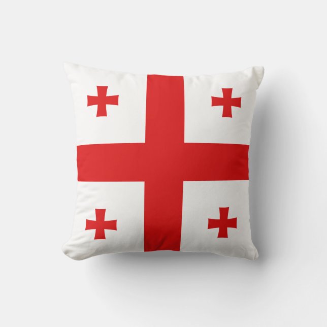 Georgia Flag x Flag Pillow (Front)