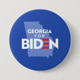 Georgia For Biden Button