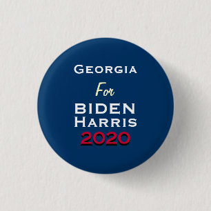 GEORGIA For BIDEN HARRIS 2020 Round Campaign Button
