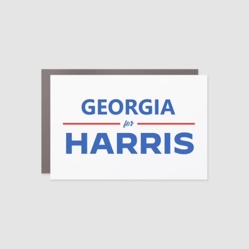 Georgia for Kamala Harris Car Magnet