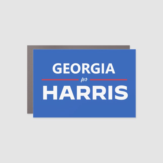 Georgia for Kamala Harris Car Magnet (Front)