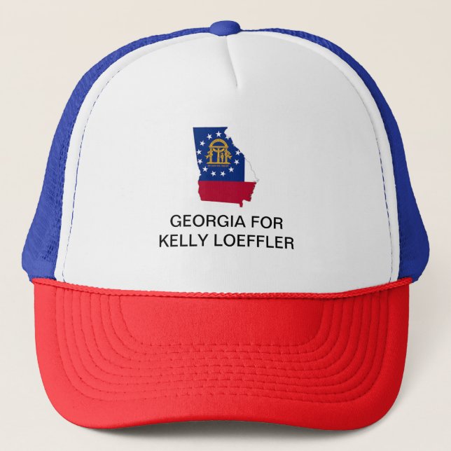 GEORGIA FOR KELLY LOEFFLER 2020 SENATE TRUCKER HAT (Front)