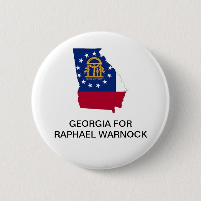 GEORGIA FOR RAPHAEL WARNOCK  SENATE BUTTON (Front)