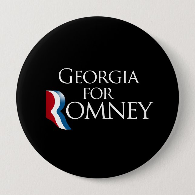 Georgia for Romney 2012 -.png Button (Front)