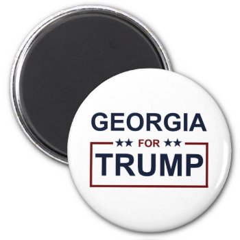 Georgia For Trump Magnet by EST_Design at Zazzle