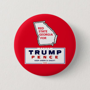 Georgia for Trump Pence 2020 Button