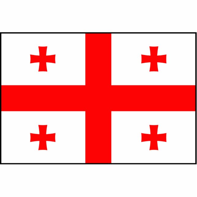 Georgia – Georgian Flag Statuette (Front)