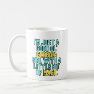 Georgia Girls Are Magic Southern Witchy Humor Coffee Mug