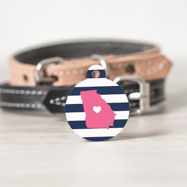Georgia Heart Pet ID Tag (Creator Uploaded)