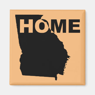 Georgia Home Away From State Fridge Magnet