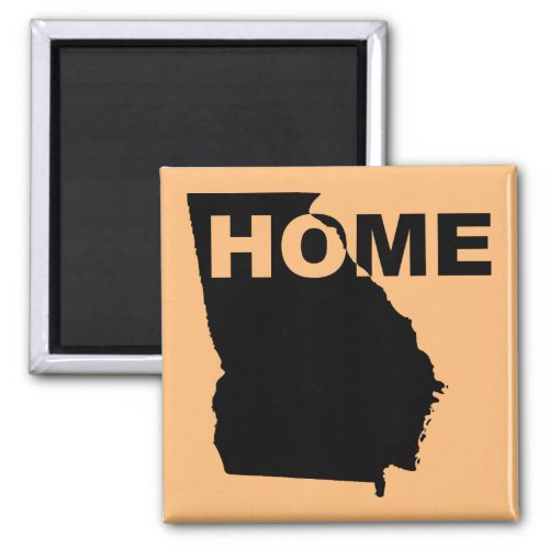 Georgia Home Away From State Fridge Magnet