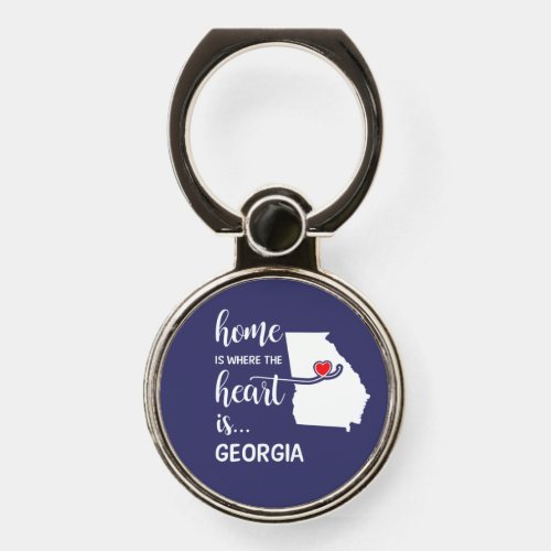 Georgia home is where the heart is phone ring stand