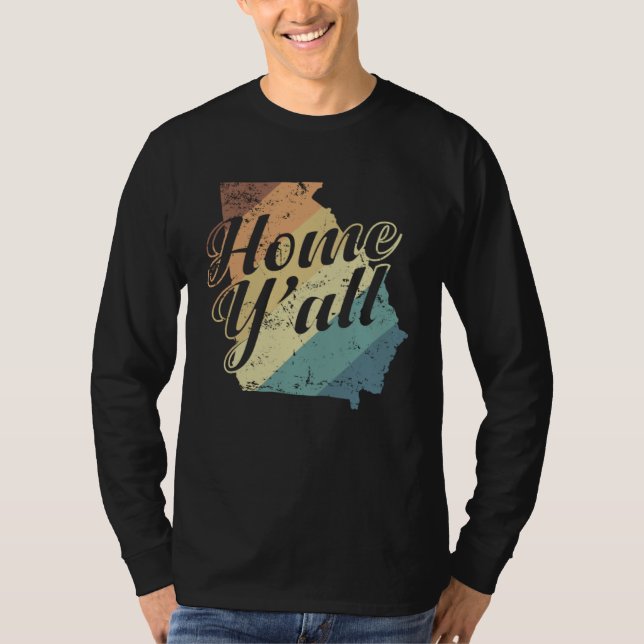 Georgia Home Y all USA America T-Shirt (Front)