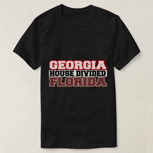 Georgia House Divided Florida   T-Shirt (Design Front)